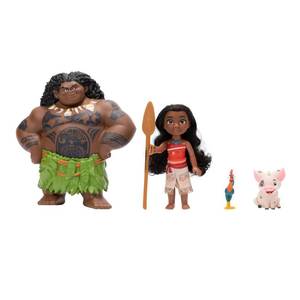 lot 59 image: Disney Princess Moana & Maui Petite Doll Gift Set