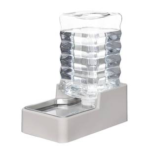 lot 2825 image: RIZZARI Stainless Steel Pet Water Feeder 9L Gravity Leak-Proof Auto Refill Water Dispenser - 304 Stainless Steel Bowl - Hygienic & Rust-Resistant - No Filter - for 30-60 LB Dogs - HomeOffice