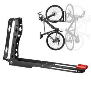 lot 2835 image: Gym Bike Wall Mount - Wall Cycle Hanger, Bike Wall Mount  Vertical Holder Bracket, Wall Bike Mount, Workshop Bike Hook, Heavy Duty Organizer Stand Adjustable For Home Outdoor Workshop Gym Commercial