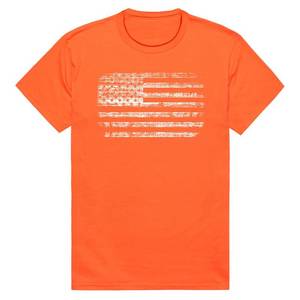 lot 91 image: Distressed American Flag, Orange, L