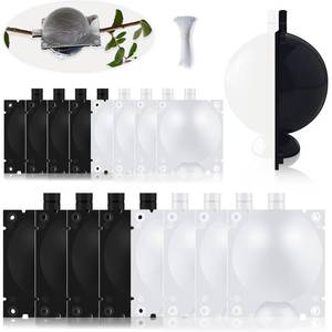 lot 1115 image: 8 Pcs Half Black Half Transparent Plant Rooting Propagation Ball,Air Layering Kit,Assisted Cutting Rooting,Reusable Plant Rooting Device,Grafting Device Root Box for Plants Rose.