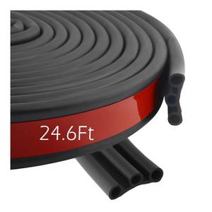 lot 2917 image: 3 Hole Tailgate Seal 24.6 Feet,Self Adhesive Rubber Tonneau Cover Seal Fit for Trucks Campers Pickup Trucks,Universal Tailgate Gap Cover Weather Stripping Car Accessories