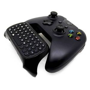 lot 2942 image: Xbox One Chatpad Gaming Wireless Mini Keyboard ChatPad 2.4GHz Receiver and 3.5mm Jack for Xbox One Elite & Slim Game Controller Gamepad (Black)