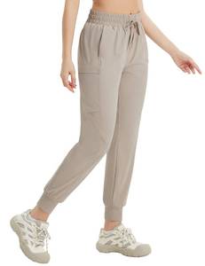 lot 119 image: Joggers for Women Hiking Pants with Pockets Lightweight Cargo, Quick Dry- Khaki- Size XS