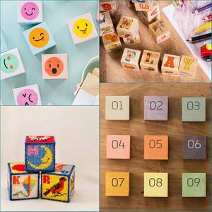 lot 2968 image: DaTpuik Bamboo Blocks 100 PCS 34 Inch Unfinished Bamboo Blocks for Crafts