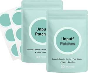 lot 2987 image: Patches 2 Packs-Supports Digestive Comfort & Fluid Balance,Vegan Latex Free 60 pcs