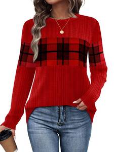 lot 2996 image: Christmas Sweater for Women -Red- Size 2XL