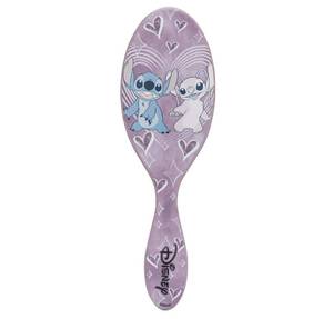 lot 3027 image: Wet Brush Original Detangler Hair Brush, Stitch & Angel (Disney Love), Ultra-Soft IntelliFlex Bristles