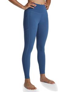 lot 3030 image: Colorfulkoala Womens High Waisted Tummy Control Workout Leggings 78 Length Yoga Pants with Pockets (L, Blue Grouper)