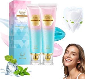 lot 3051 image: 2 PCS Niacinamide Whitening Toothpaste, Niacinamide Toothpaste Intensive Whitens Teeth, Protects Tooth Enamel, Fresh Breath & Stain Removal Formula,Freshens Breath 24 Hours (2 PCS)