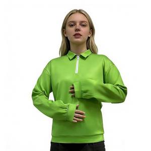 lot 3094 image: Craft Womens Green Long-Sleeved Hoodie, Fun and Cute Christmas-Themed sweatshirt - Size Small