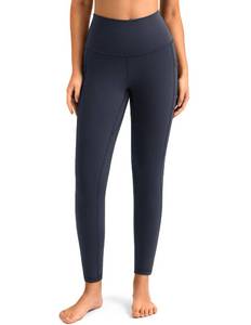 lot 3101 image: Womens High Waisted Yoga Pants 78 Length Leggings with Pockets (XL, Blue Ink)