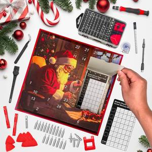 lot 230 image: Ruibina Advent Calendar 2025 for Men - Precision Screwdriver Set Tool Advent Calendar for Men Computer Electronics Repair Tool Kit, 24 Days Christmas Countdown Surprises Gifts for Husband Boyfriend