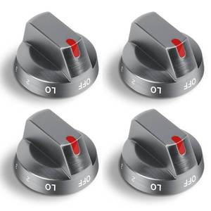 lot 267 image: DG94-03500AZ (4PCS Black) Stove Range Knob Compatible with Samsung, DG94-03500Y DG94-03500Z Replacement Knobs for NE63T8111SGAA NE63T8311SGAA