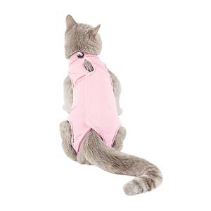 lot 3179 image: TORJOY Kitten Onesies,Cat Recovery Suit for Abdominal Wounds or Skin Diseases,After Surgery Wear Anti Licking Wounds,Breathable E-Collar Alternative for Cat Pink S