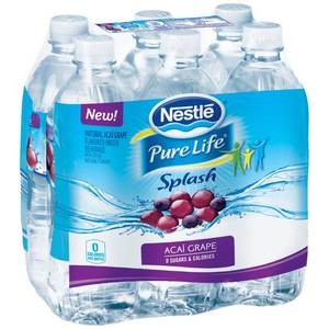 lot 3216 image: NATURAL WATER BEVERAGE 6 pk