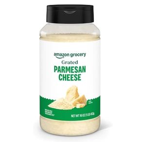 lot 3220 image: Amazon Grocery Grated Parmesan Cheese Shaker, Best By January, 02, 2026