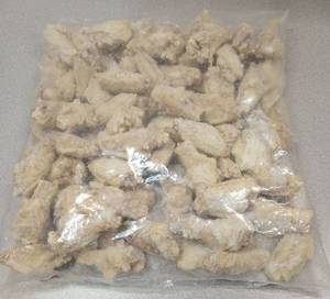 lot 123 image: 5lbs Frozen Never Thawed Fully Cooked Chicken Wings