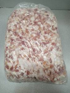 lot 141 image: 10lbs Diced Bacon Chunks - Frozen Never Thawed