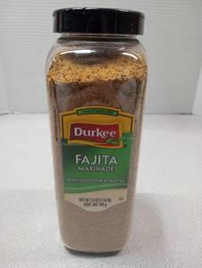 lot 152 image: Durkee Fajita Marinade Seasoning - 25 oz Container