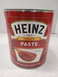 lot 156 image: Heinz Tomato Paste Large Commercial Can