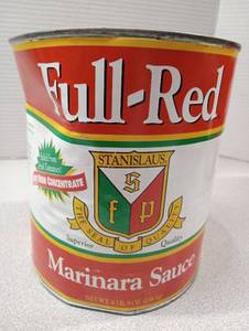 lot 157 image: Stanislaus Full Red Marinara Sauce Can