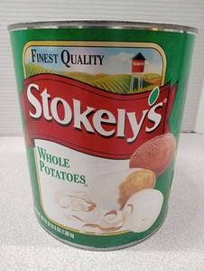 lot 173 image: Stokelys Whole Potatoes Large Can 6lb 6 oz.