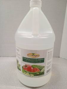 lot 176 image: Mrs. Wages Pickling and Canning Vinegar  1 Gallon - Best By 61027