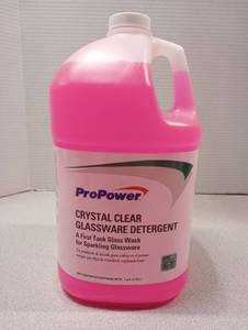 lot 190 image: ProPower Crystal Clear Glassware Detergent - 1 Gallon