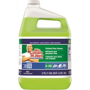 lot 191 image: MR. CLEAN 1 Gal. Closed Loop Finished Floor Cleaner Clear Yellow - Retail $103