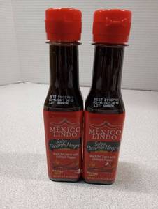 lot 196 image: Mexico Lindo Black Hot Sauce 2-Pack
