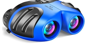 lot 294 image: LETS GO Binocular for Kids, Compact High Resolution Shockproof Binoculars