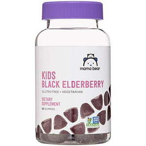 lot 301 image: Mama Bear Kids Black Elderberry 60 Gummies 300 mg with Vitamins C  D  E and Zinc - Immune System Support - 60 Gummies (1 to 2 Month Supply)  Non-GMO  Gluten Free expires 826 - Retail $23