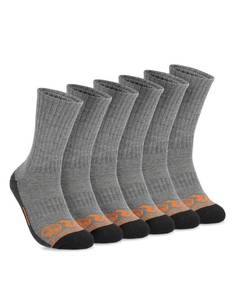 lot 393 image: Timberland PRO Mens Sorbtek Moisture Control Mens Socks, Arch Support, Cushioned Footbed (Size 7-12 6 Pairs)
