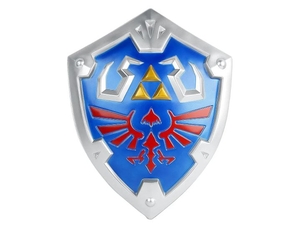lot 412 image: Disguise Nintendo The Legend of Zelda Link Shield, Official The Legend of Zelda Costume Accessory Amazons Choice- Retail $29