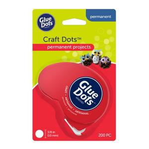 lot 450 image: Glue Dots, Craft Dots Dot N Go Dispenser, Double-Sided, 38, .38 Inch, 200 Dots, DIY Craft Glue Tape, Sticky Adhesive Glue Points, Liquid Hot Glue Alternative, Clear