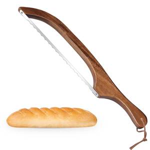 lot 3264 image: Bread Knife for Homemade Bread, Sourdough bread knife,15.7 Bread slicer for Homemade Bread, Baguettes and More Cuts Thin, Bow Design Easy to Cutting Even Slices