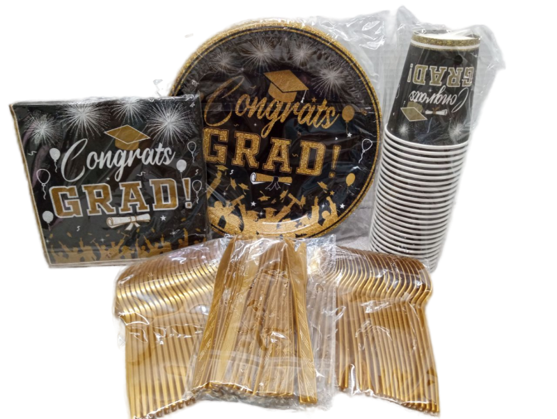 lot 1185 image: Graduation Party Supply Set (set of 25)