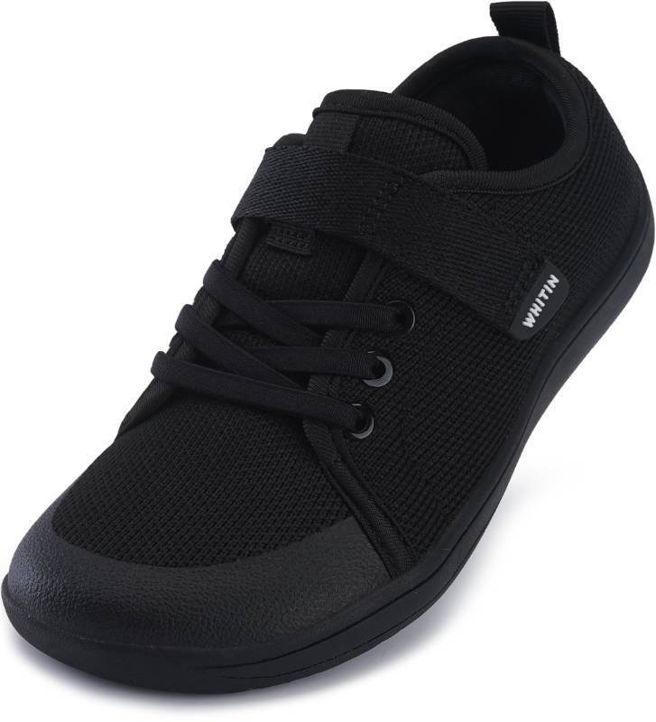 lot 2959 image: Youth Barefoot Shoes Minimalist Toe Box Zero Drop Sneakers Size 2.5 (Black)