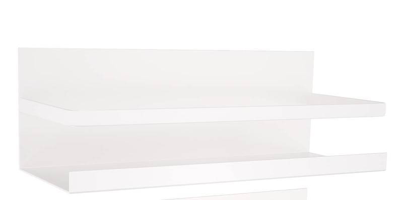 lot 1081 image: YJSMO 1 Magnetic Spice Rack for Refrigerator,Heave Duty Magnetic Shelf For Kitchen,Magnet Book Shelf For Whiteboard,Space Container,Drill free (White)