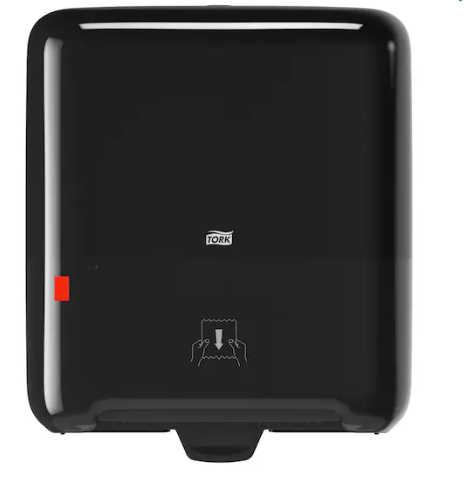 lot 185 image: Tork Matic Hand Towel Dispenser - Black Elevation Design - Retails $59
