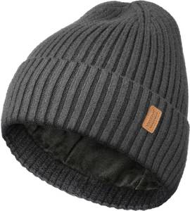 lot 566 image: Vaxirauo Warm Winter Beanie for Men Women, Soft Fleece Lined Knit Hat Unisex Stocking Cuffed Cap for Ski & Commute