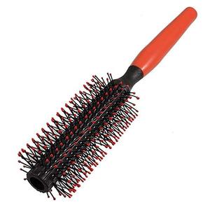lot 571 image: Details Hair Comb Plastic Handle Curly Hair Styling Round Bristles Brush Comb (2 Pack) - Retail $6