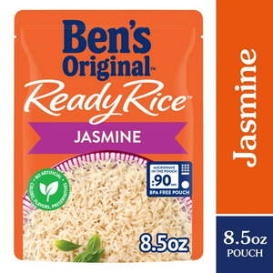 lot 598 image: Bens Original Ready Rice Jasmine Rice Microwavable Pouch - 8.5oz expires 1226 - Retail $0