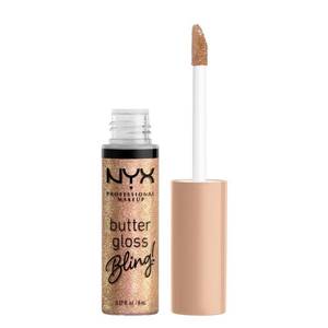 lot 635 image: NYX Professional Makeup Butter Gloss Bling Non Sticky Lip Gloss - 01 Bring the Bling - 0.27 fl oz