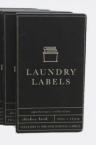 lot 638 image: Laundry Labels Apothecary Collection Sticker Book Peel and Stick 43 Labels (2 Pack)