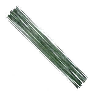 lot 649 image: Decora 20 Gauge Dark Green Floral Wire 16 inch,50Package