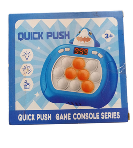 lot 665 image: Quick Push Game Console Series - Shark Theme Puzzle Game
