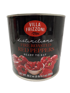 lot 336 image: Villa Frizzoni Fire Roasted Red Peppers - 88.2 oz Can