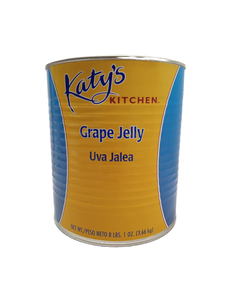 lot 347 image: Katys Kitchen Bulk Grape Jelly - 8 lbs 1 oz Can